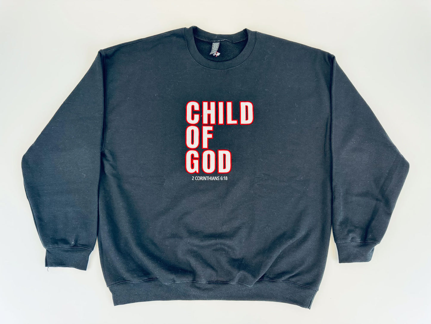 Child of God Embroidered Sweatshirt - GOdCREATEd
