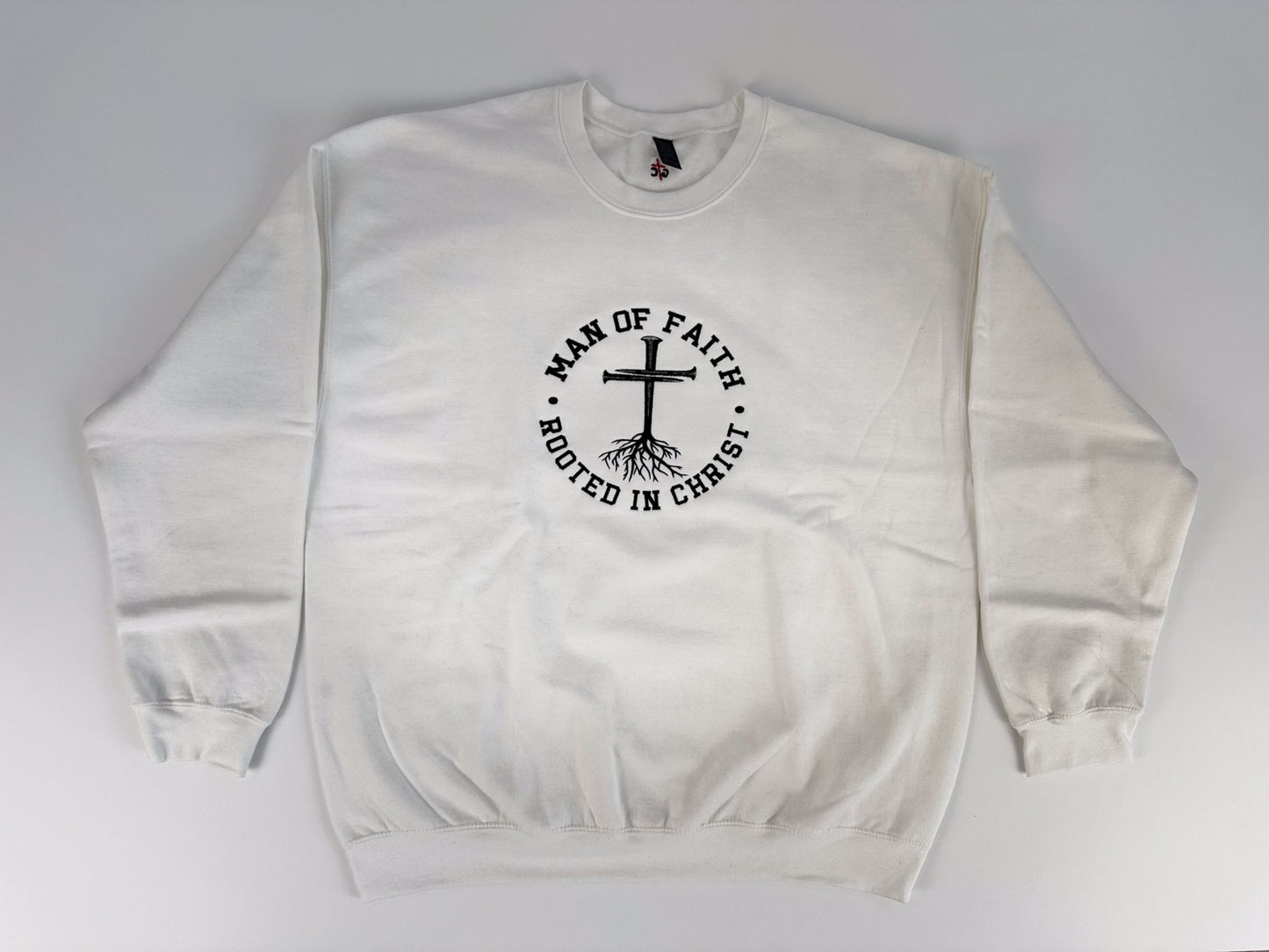 Man of Faith Embroidered Sweatshirt