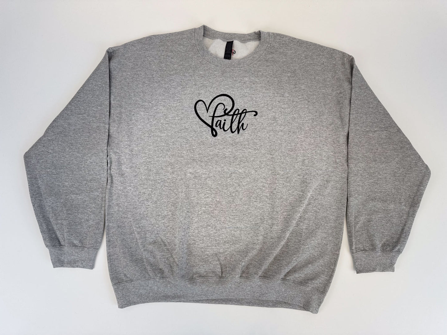 Faith Embroidered Sweatshirt - GOdCREATEd