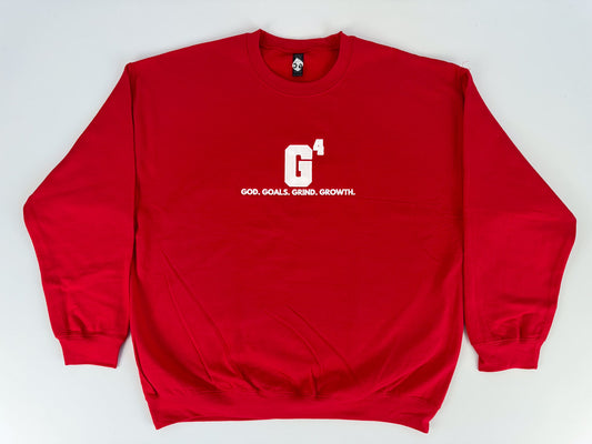 G4 God. Goals. Grind. Growth. Embroidered. Sweatshirt.