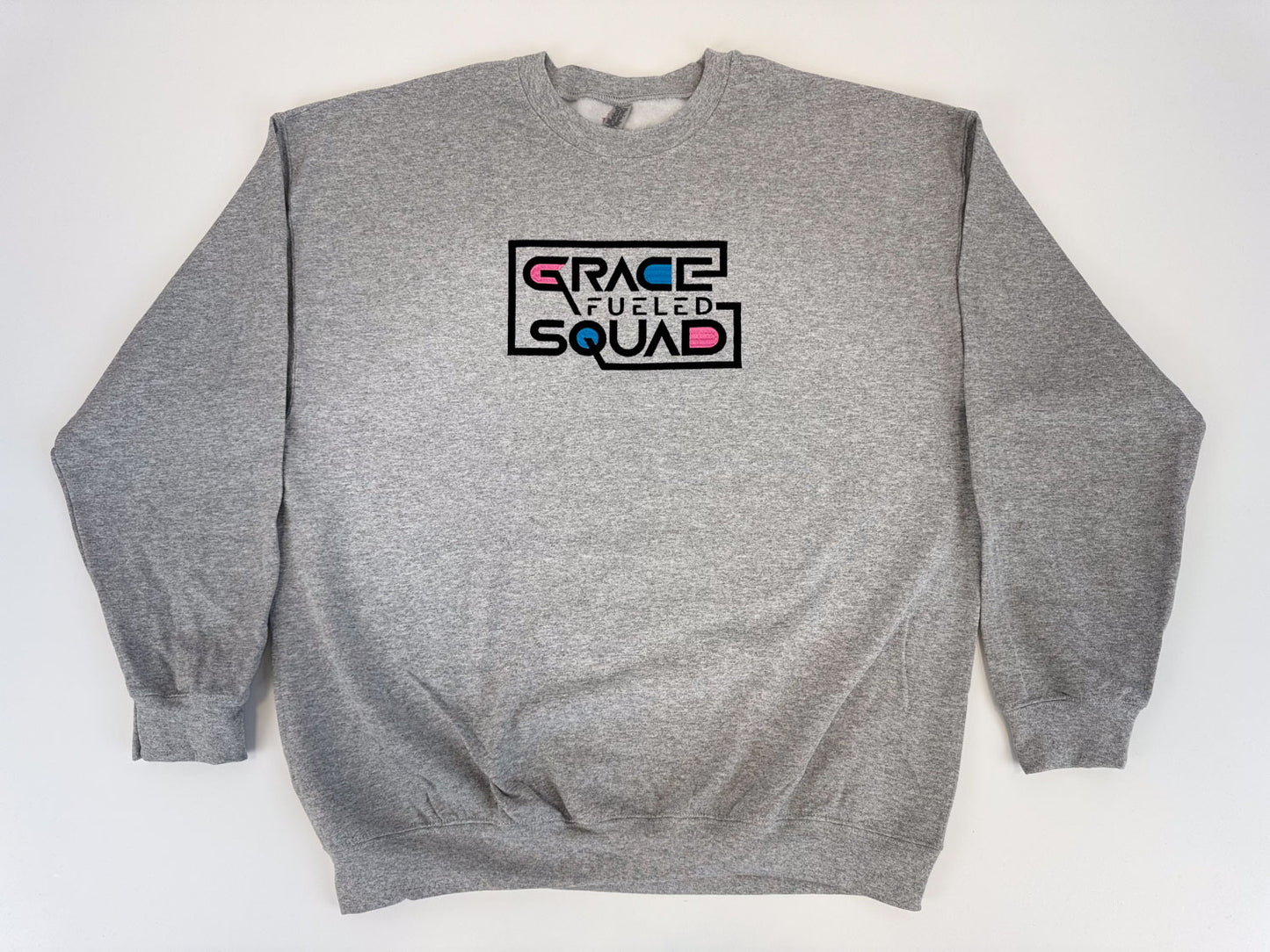 Grace Fueled Squad Embroidered Sweatshirt - GOdCREATEd