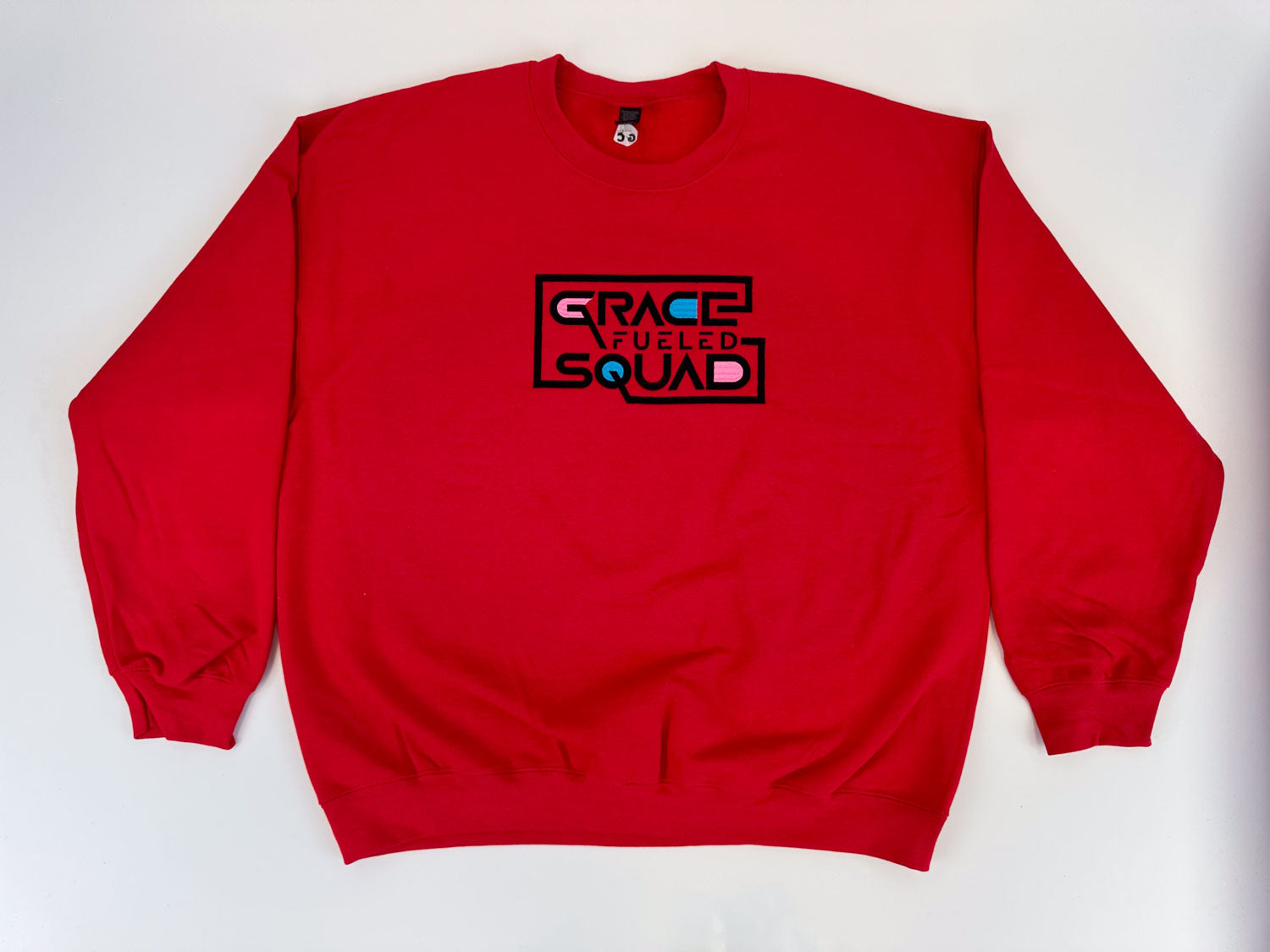 Grace Fueled Squad Embroidered Sweatshirt - GOdCREATEd