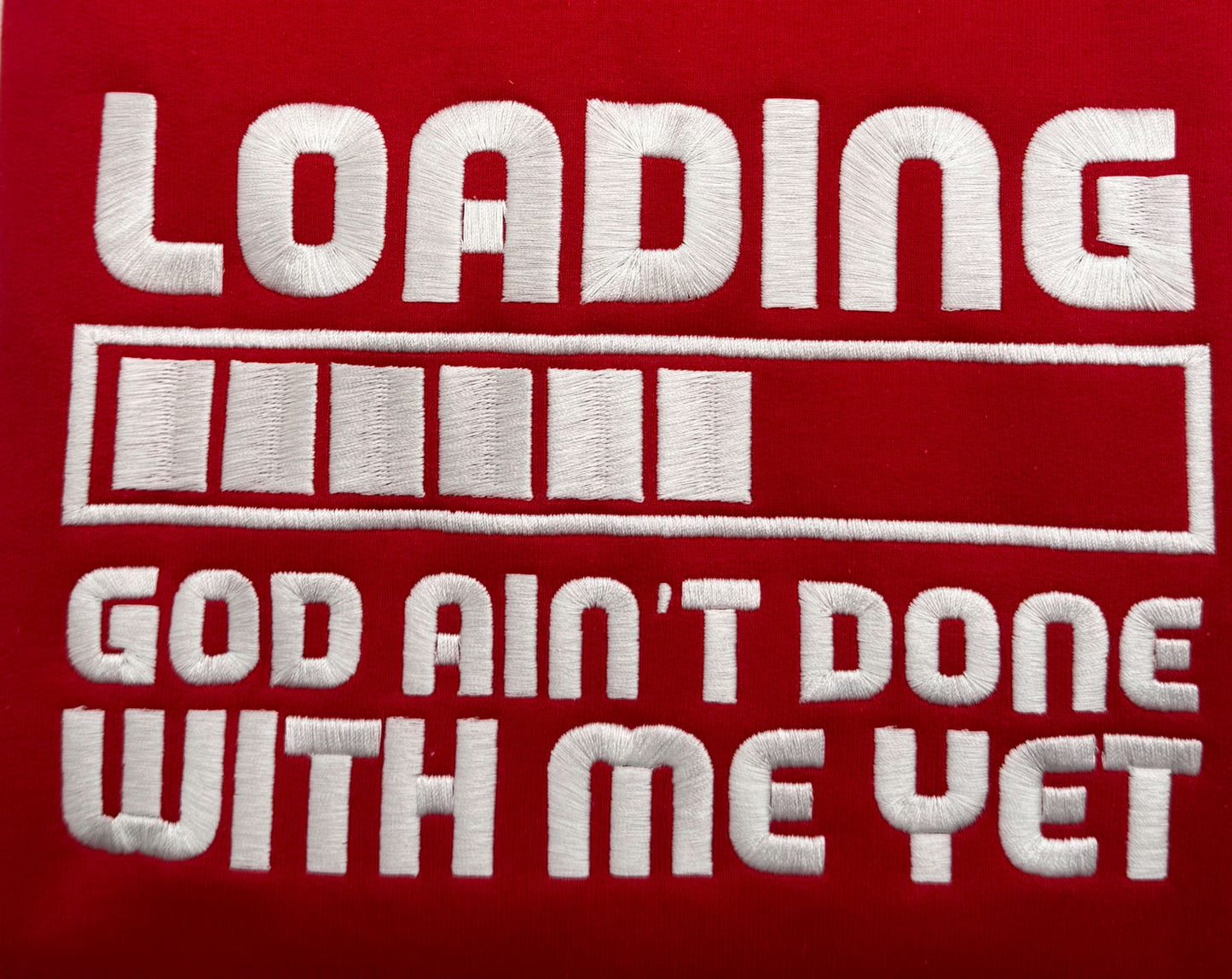 Loading Embroidered Sweatshirt - GOdCREATEd