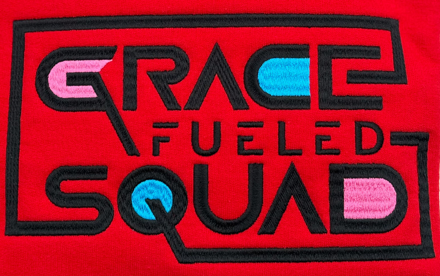 Grace Fueled Squad Embroidered Sweatshirt - GOdCREATEd