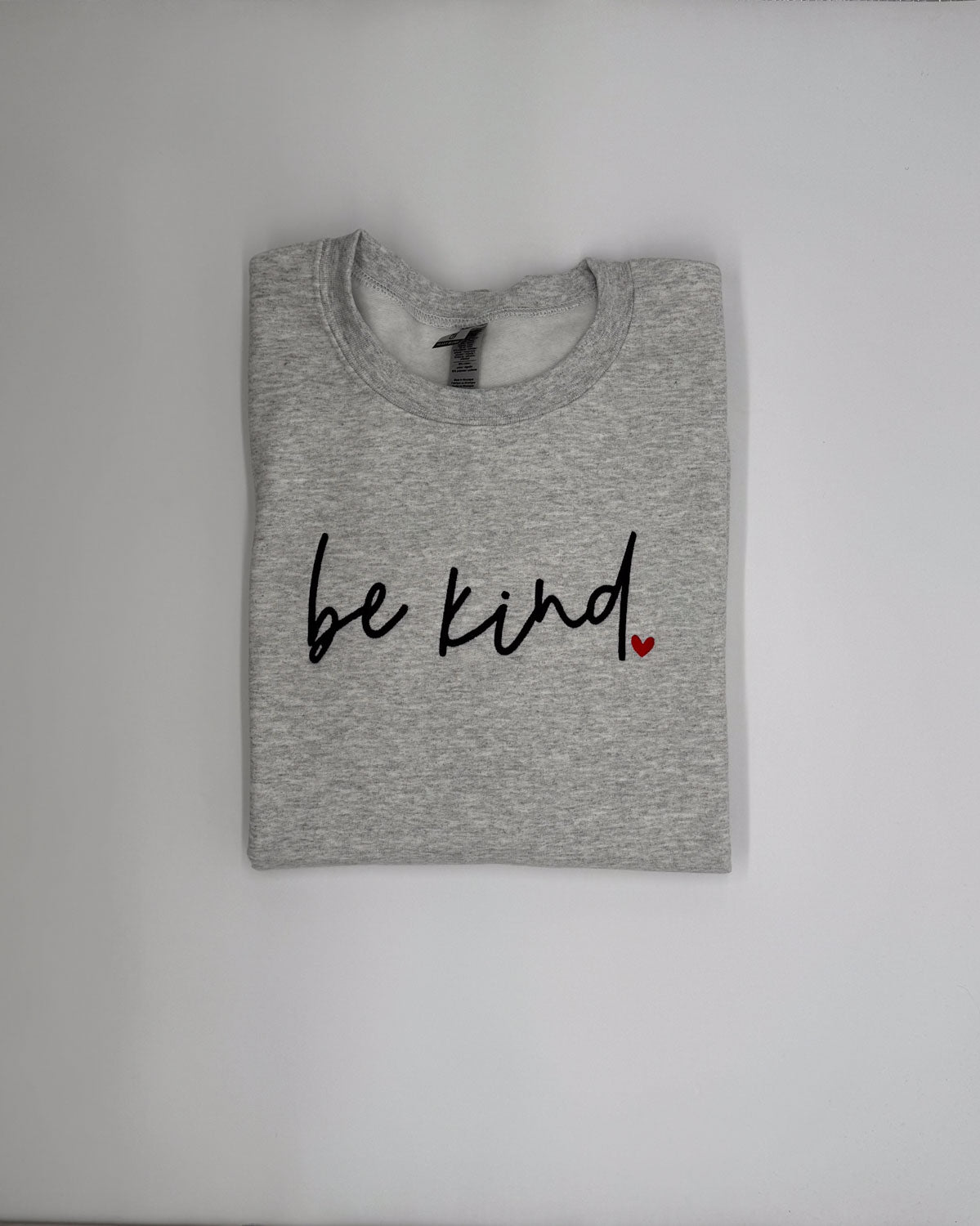 Be Kind Embroidered Sweatshirt - GOdCREATEd
