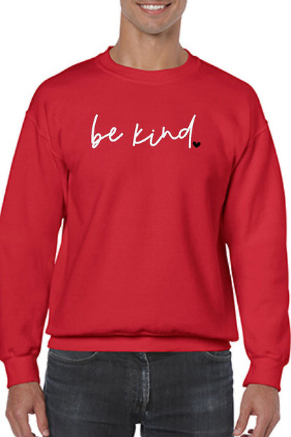 Be Kind Embroidered Sweatshirt - GOdCREATEd