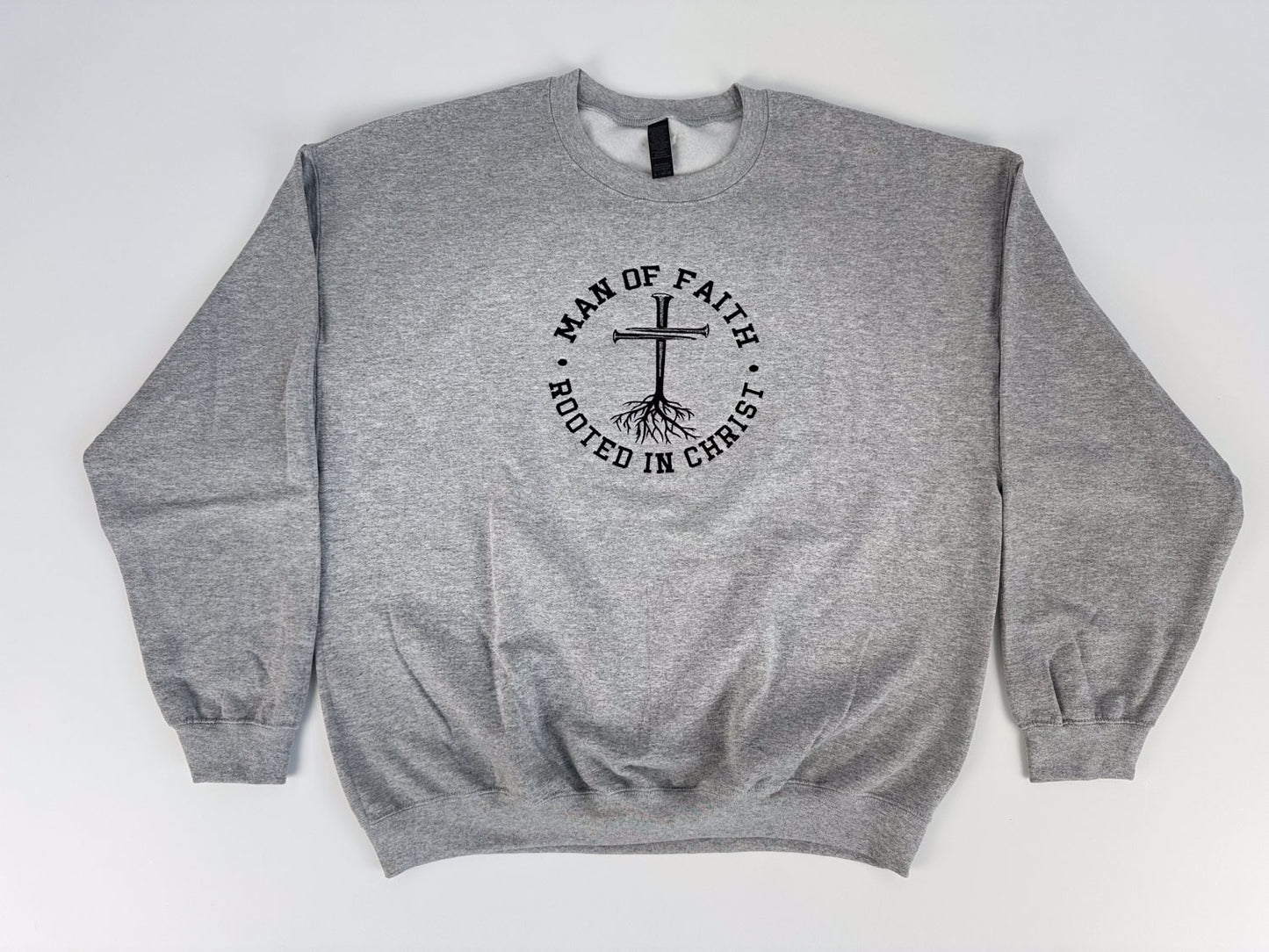 Man of Faith Embroidered Sweatshirt