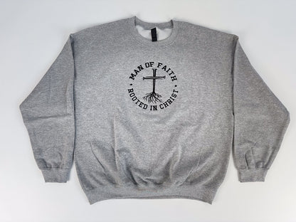 Man of Faith Embroidered Sweatshirt