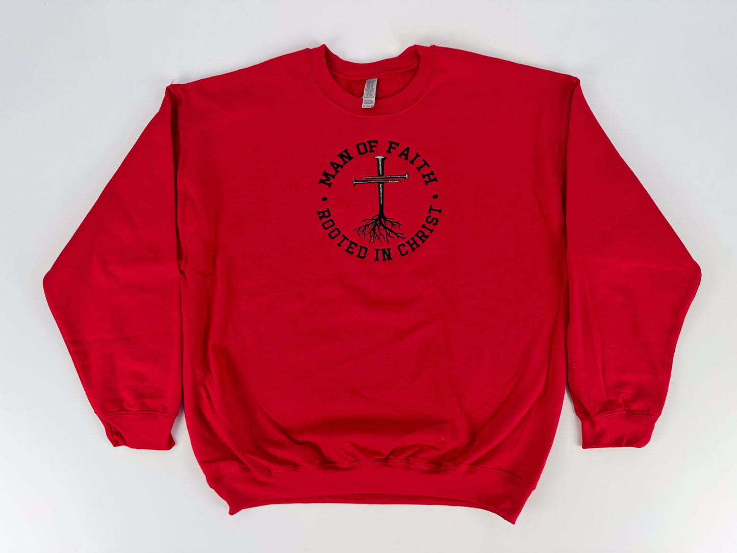 Man of Faith Embroidered Sweatshirt