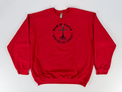 Man of Faith Embroidered Sweatshirt