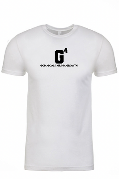 G4 God. Goals. Grind. Growth. Printed Tshirt - GOdCREATEd