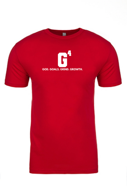 G4 God. Goals. Grind. Growth. Printed Tshirt - GOdCREATEd