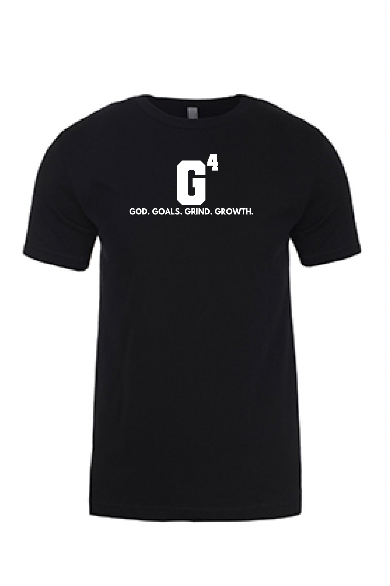 G4 God. Goals. Grind. Growth. Printed Tshirt - GOdCREATEd