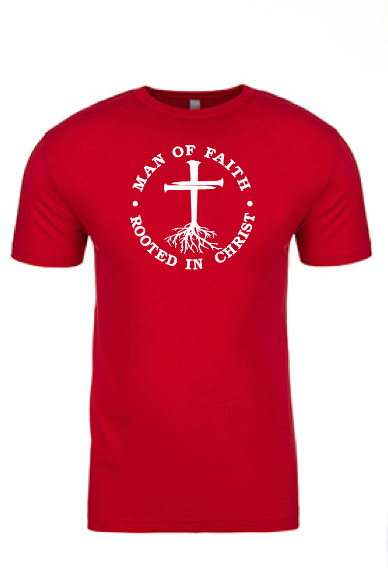Man of Faith Printed Tshirt - GOdCREATEd