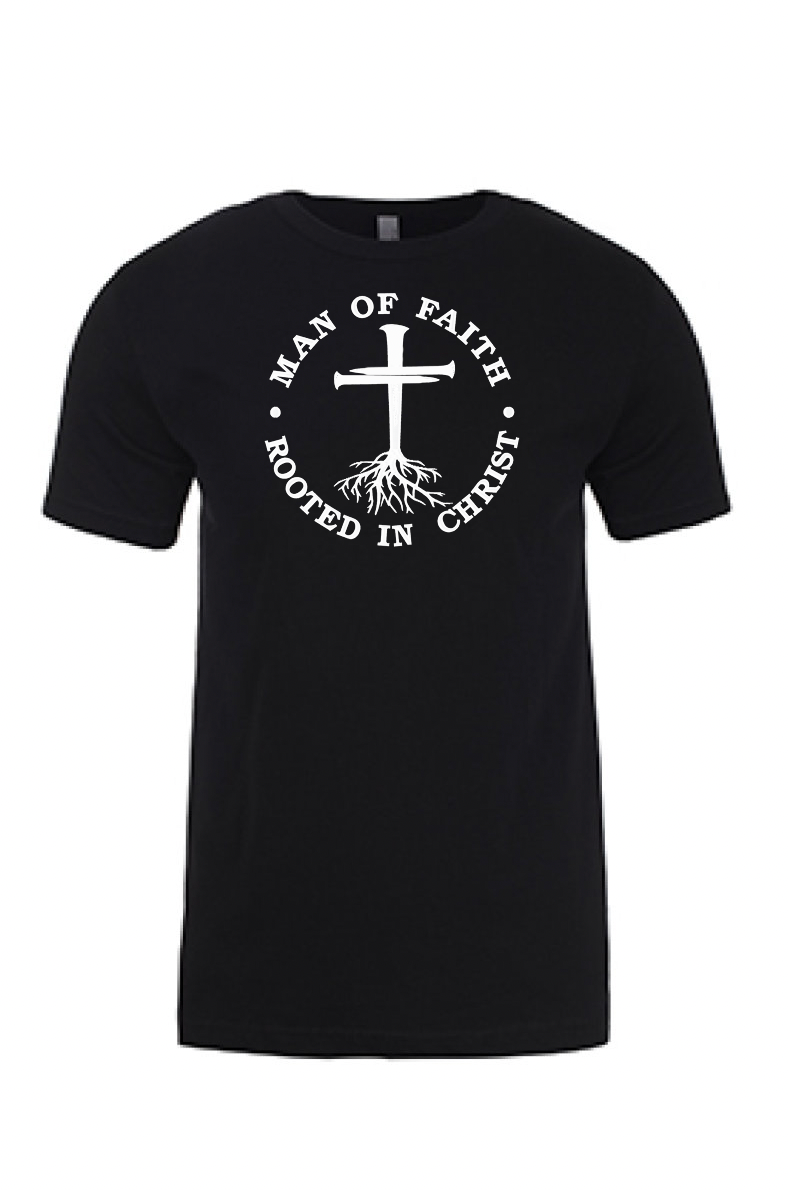 Man of Faith Printed Tshirt - GOdCREATEd