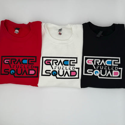 Grace Fueled Squad Embroidered Sweatshirt - GOdCREATEd